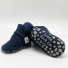 Newborn Stay-on Bootie Bundle - Booties + Leggings + Stay-on Socks - Navy