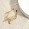 Golden Grass Waves Earrings
