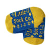 OUTLET- Non-Slip Stay-on Baby & Toddler Organic Quarter Crew Sporty Socks - 3 Pack - Blue & Grey