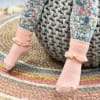 Frilly Liukumattomat Stay-On Vauvojen ja Taaperoiden sukat - 3 pakkaus Peaches 'n' Cream ja 