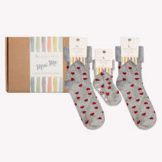 Mini Me Matching Sock Gift Set in Hart ???? - The Perfect Gift for Birthdays, Mothers Day or Father’s Day