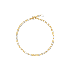 Gold Bracelet Chain no. 3: Bracelet made of 925 silver, gilded with 24-carat gold.