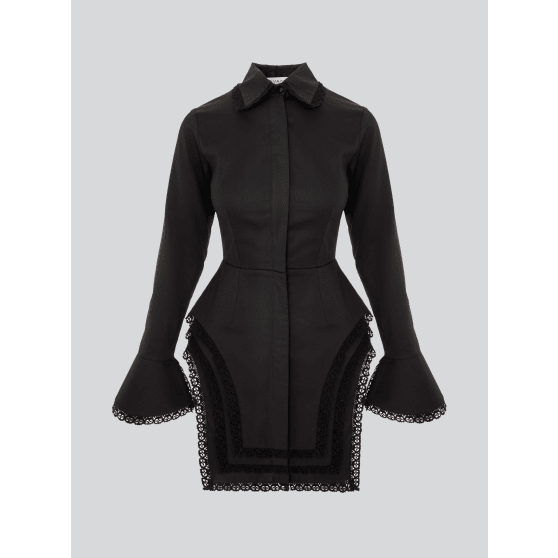 ALEXANDRA | Organic Cotton Shirt in Black