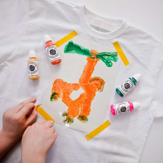 Orangutan - Kids T-Shirt Paint Craft Box