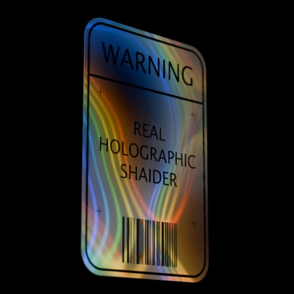 Real Holographic Texture For Blender