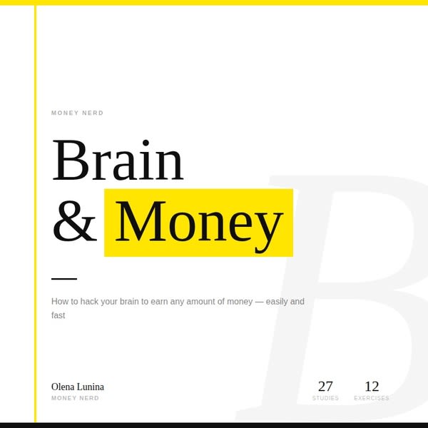 WORKBOOK: How to hack your brain to earn any amount of money 