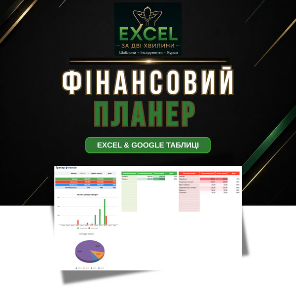 Трекер фінансів для малого бізнесу | Excel і Google Таблиці | Планувальник бюджету для самозайнятих