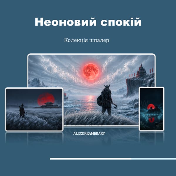 Колекція шпалер "Неоновий спокій"