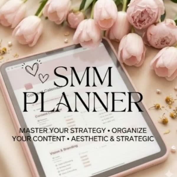 The Aesthetic SMM Blueprint: Notion Planner