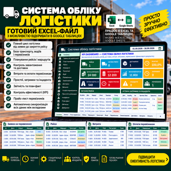Система обліку логістики