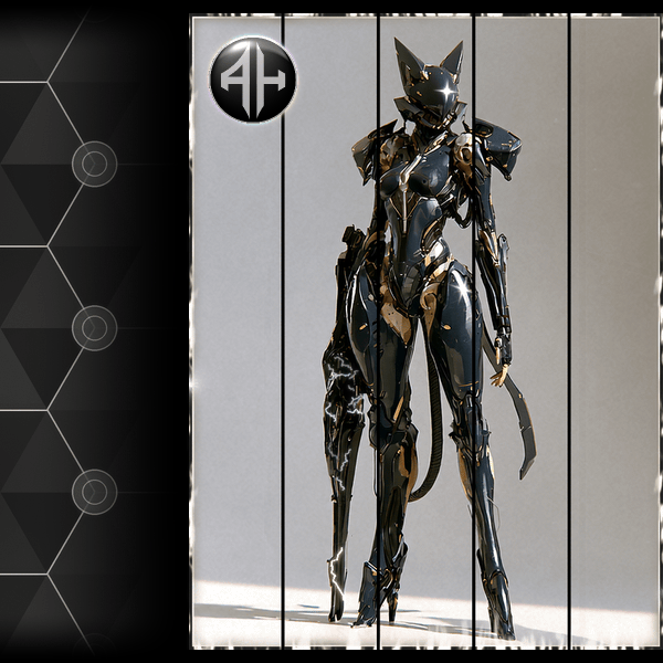 Obsidian Valkyrie | Animated Steam Showcase 2P + 5P + Installer