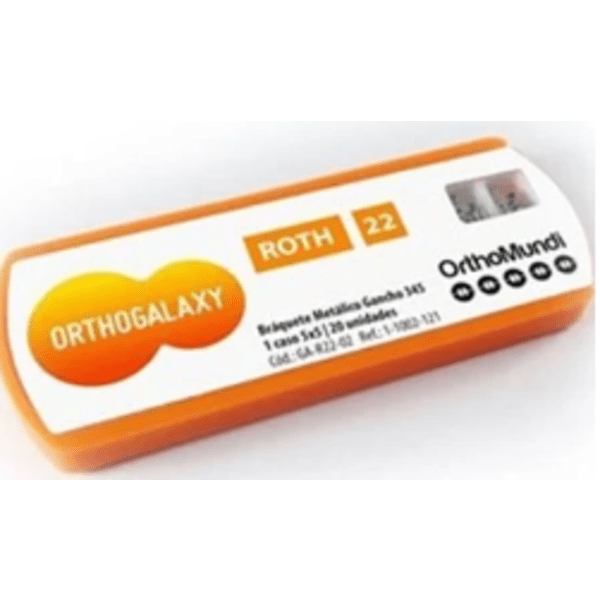 Braquete Roth 022 OrthoGalaxyPro 1 Caso - OrthoMundi 