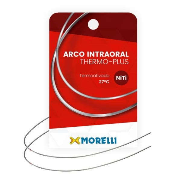 Arco Intraoral Thermo Plus Médio Niti Redondo (.020) 0,50Mm Ref: 50.70.228 - Morelli