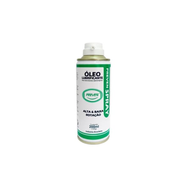 Óleo Spray Lubrificante Para Instrumentos Alta e Baixa Rotação  - Preven