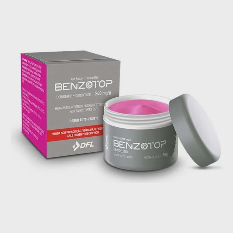  Anestésico Tópico Benzotop Tutti Frutti 30g - DFL