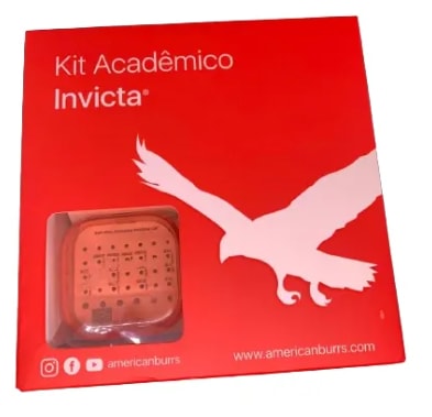 Kit Acadêmico Prótese UFSM  - 19989 - American Burrs
