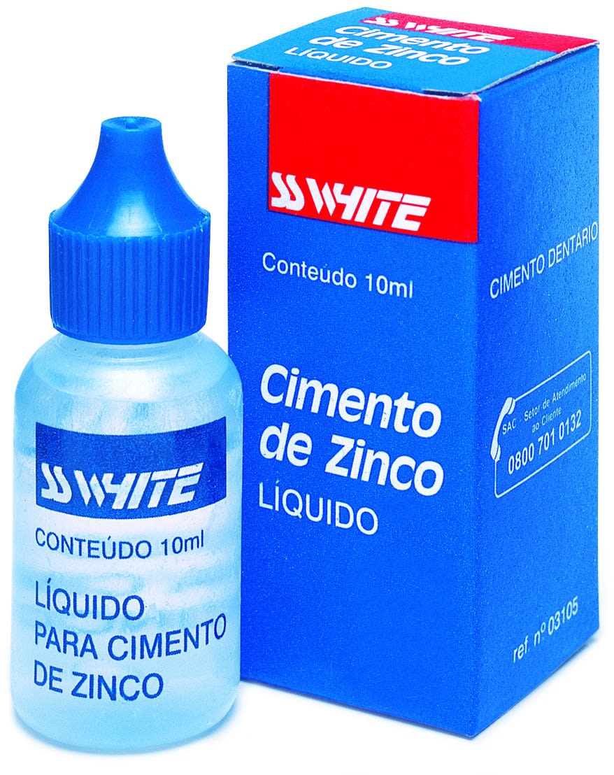 Cimento De Zinco Líquido 10ml - Sswhite
