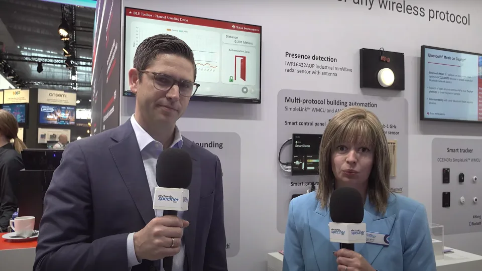 Electronic Specifier at embedded world 2025 with Texas Instruments