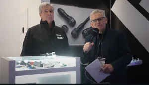 Electronic Specifier at Engineering Design Show 2025 with binder