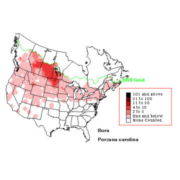 Sora distribution map