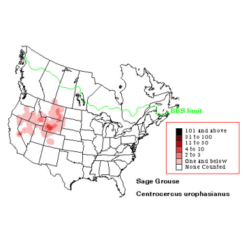Greater Sage-Grouse distribution map