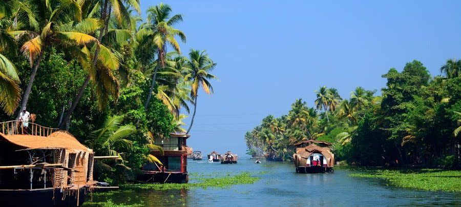 Kerala Backwaters, Schauplatz des Onam Festes
