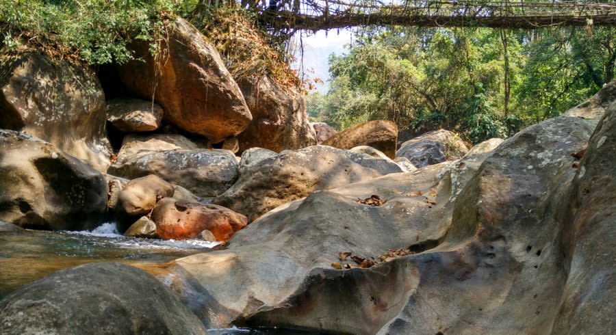 Fluss in Cherrapunji