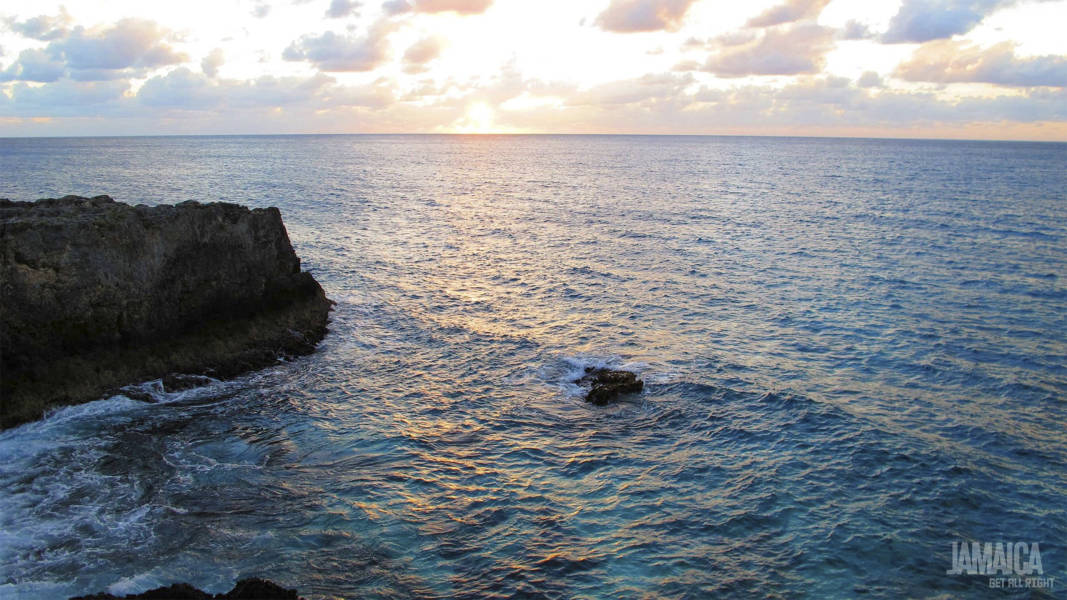 Clifftop sunset