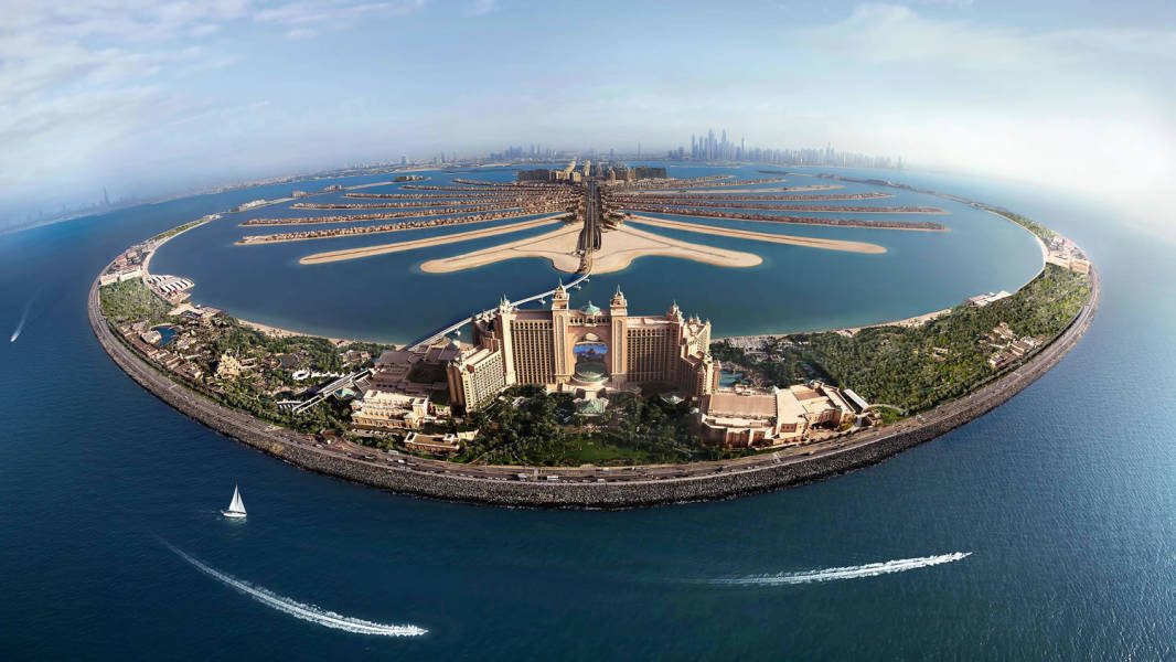 Aerial view of The Palm