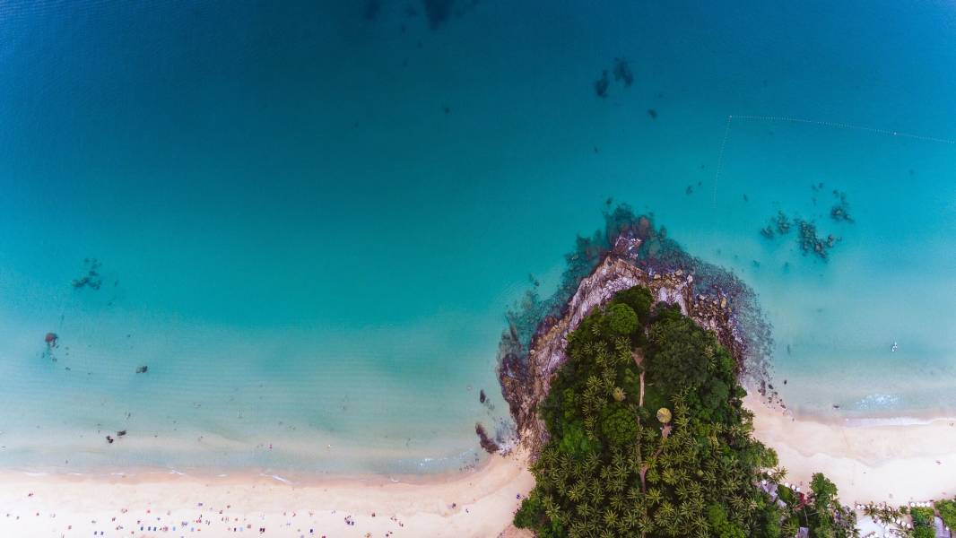 Bali Aerial Beach View