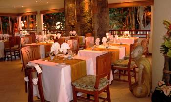 a dining room table