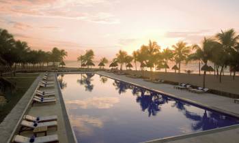 Swimming Pool Sunset