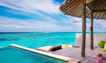 Six Senses Laamu water villa with pool