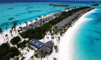 Aerial view OZEN by Atmosphere at Maadhoo