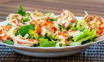 a plate of food