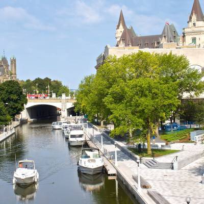 Rideau Canal, UNESCO World Heritage Site, Ottawa, Ontario, Canada