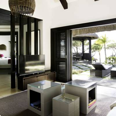 Beach front villa