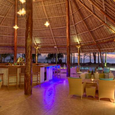 Beach Resort bar at night