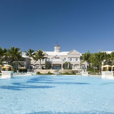 a large pool of water