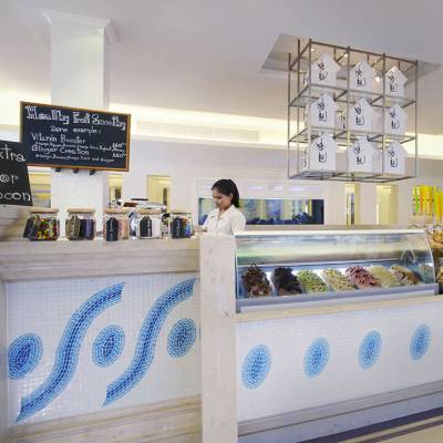 a store filled with lots of counter space