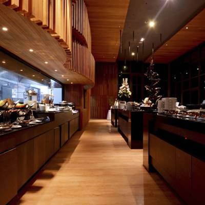 a kitchen filled with lots of counter space