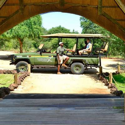 Lodge entrance