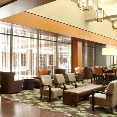 a room filled with furniture and a table