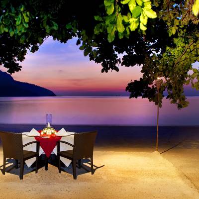 Dinner on the beach