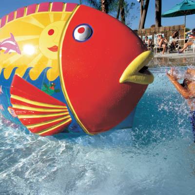 a man riding a surfboard in the water