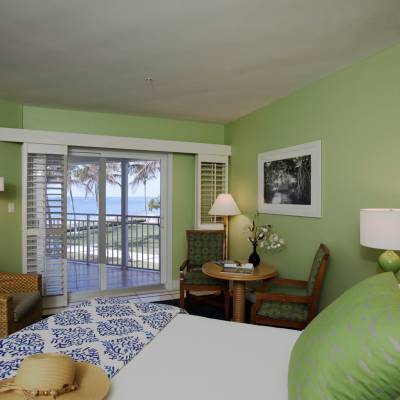 a bedroom with a bed in a room