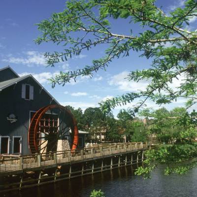 a bridge over a body of water