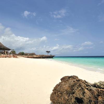 a sandy beach next to the ocean