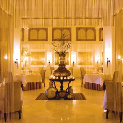 a dining room table