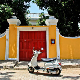 Colorful Pondicherry offers French-style architecture and cuisine. - India travel guide
